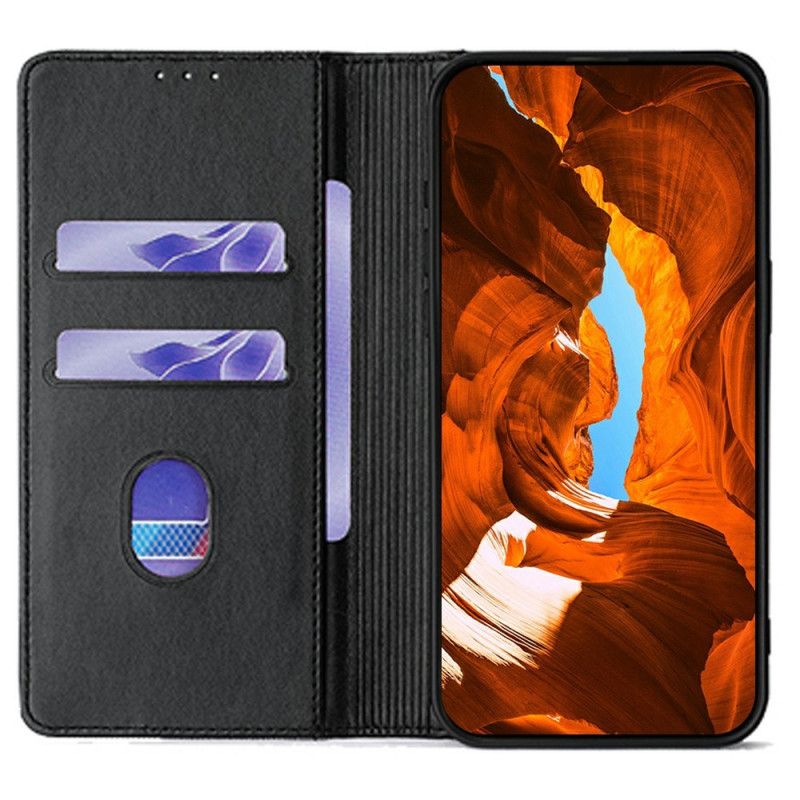 Folio-hoesje Voor Xiaomi 15 Pro Rfid-bescherming Met Golvend Patroon