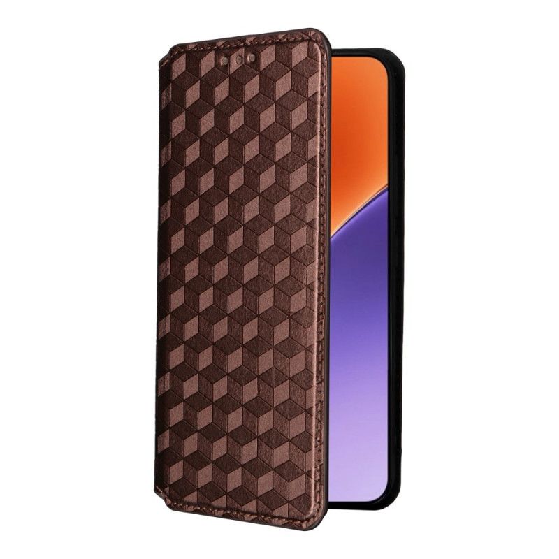 Folio-hoesje Xiaomi 15 Pro 3d-patroon