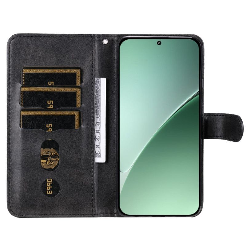 Folio-hoesje Xiaomi 15 Pro Portemonnee Met Ritssluiting