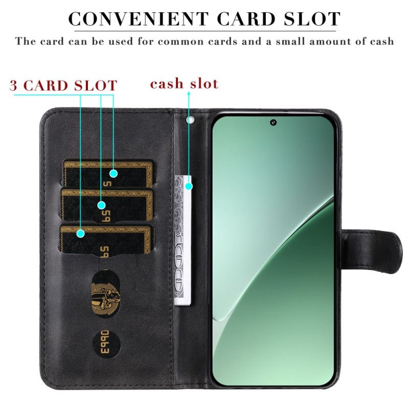 Folio-hoesje Xiaomi 15 Pro Portemonnee Met Ritssluiting