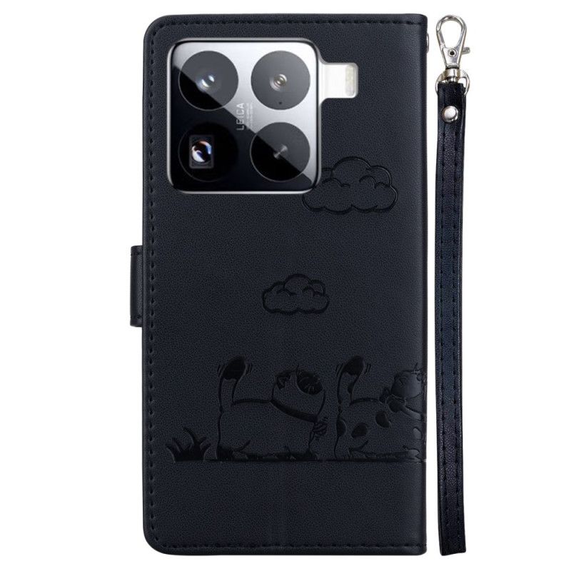 Folio-hoesje Xiaomi 15 Pro Rfid-blokkerend Kattenmotief