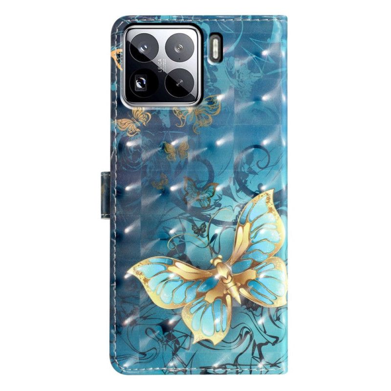 Folio-hoesje Xiaomi 15 Pro Telefoonhoesje 3d Vlinders