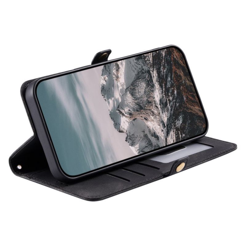 Folio-hoesje Xiaomi 15 Pro Telefoonhoesje Bandje Met Totemmotief