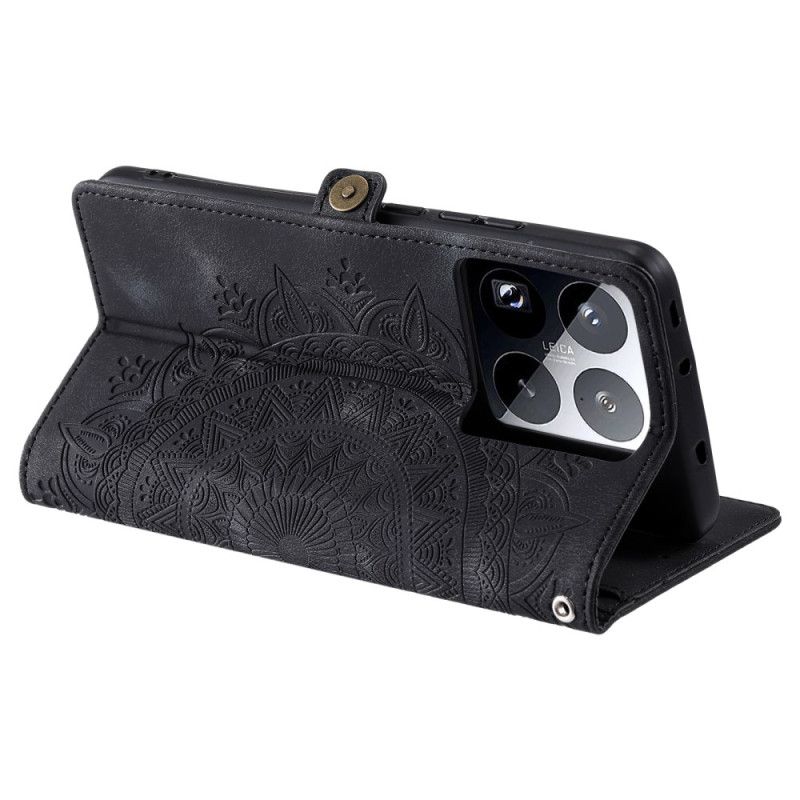 Folio-hoesje Xiaomi 15 Pro Telefoonhoesje Bandje Met Totemmotief