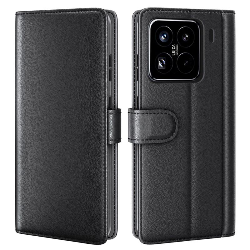 Folio-hoesje Xiaomi 15 Pro Telefoonhoesje Echt Leer