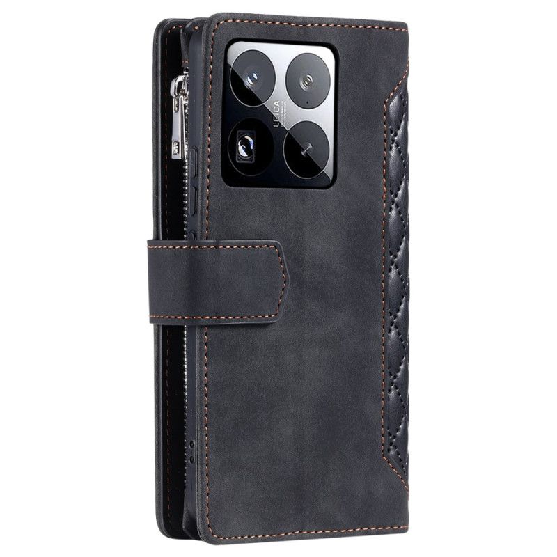 Folio-hoesje Xiaomi 15 Pro Telefoonhoesje Multifunctionele Gewatteerde Portemonnee