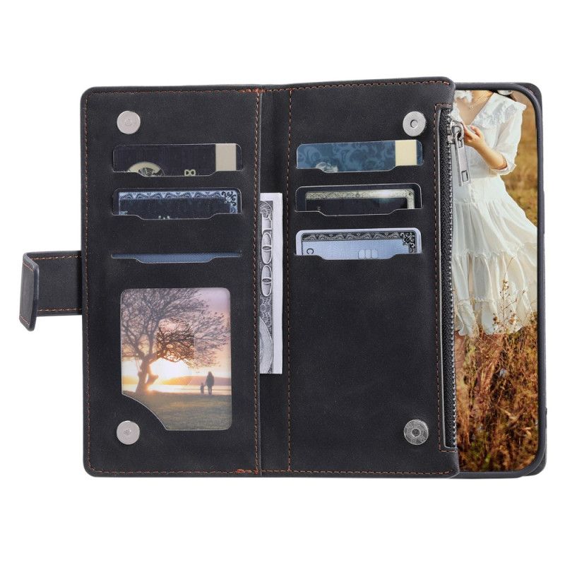 Folio-hoesje Xiaomi 15 Pro Telefoonhoesje Multifunctionele Gewatteerde Portemonnee