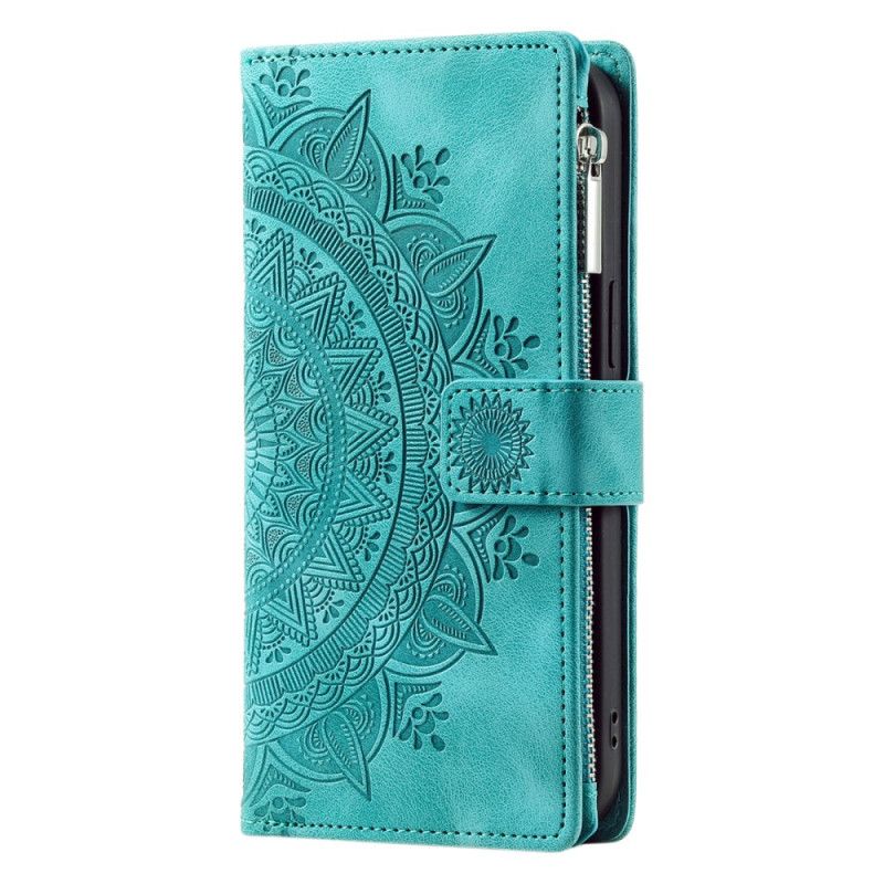 Folio-hoesje Xiaomi 15 Pro Telefoonhoesje Portemonnee Met Mandala-suède-effect