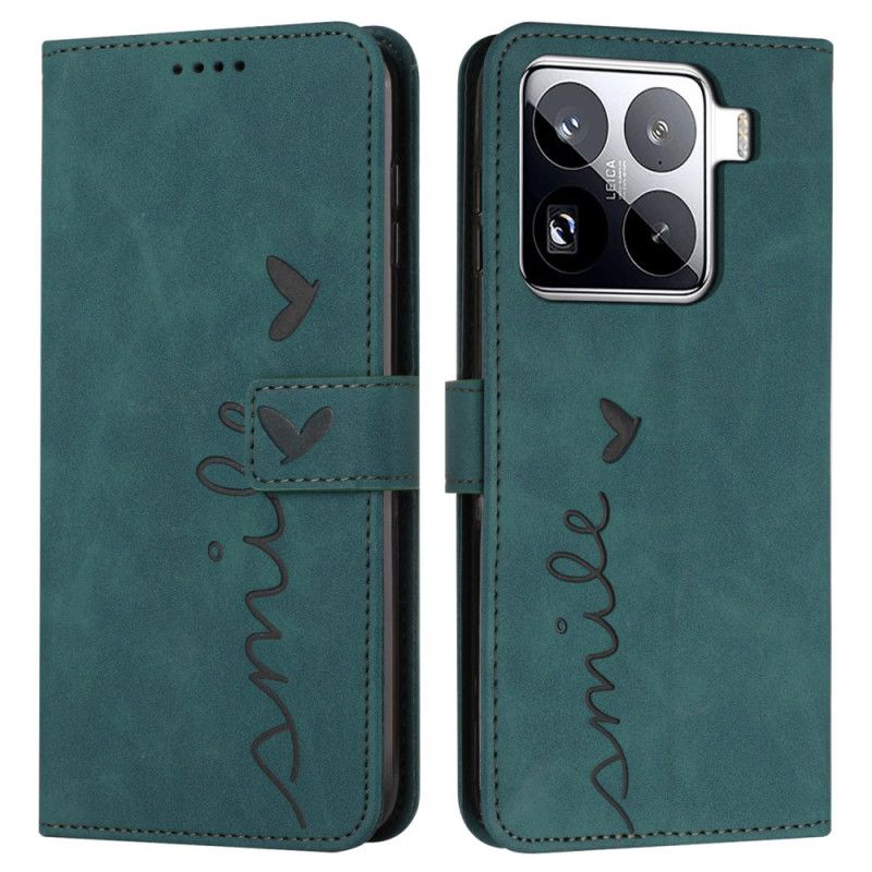 Folio-hoesje Xiaomi 15 Pro Telefoonhoesje Smile