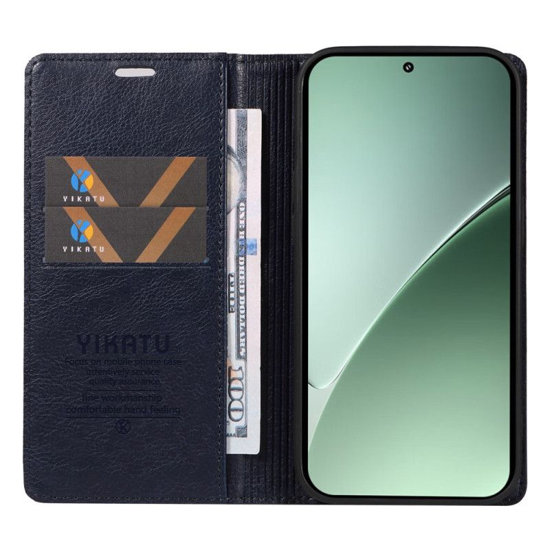 Folio-hoesje Xiaomi 15 Pro Yikatu Leer-effect
