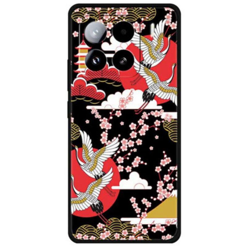 Hoesje Voor Xiaomi 15 Pro Vier Kraanvogels In Vlucht