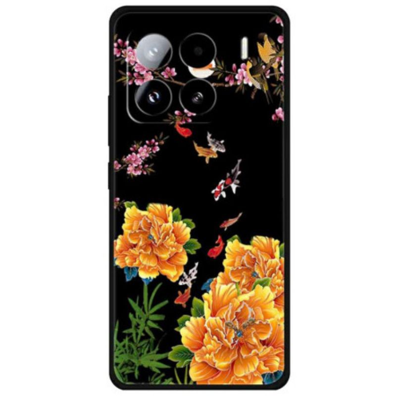 Hoesje Xiaomi 15 Pro Bloemen En Vissen