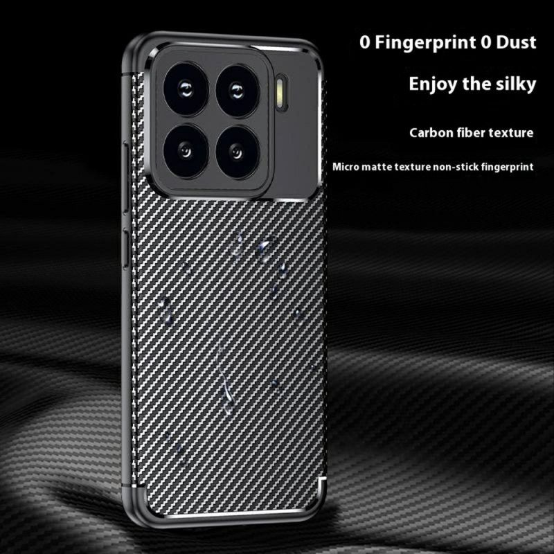 Hoesje Xiaomi 15 Pro Flexibele Koolstofvezel Bescherming Hoesje