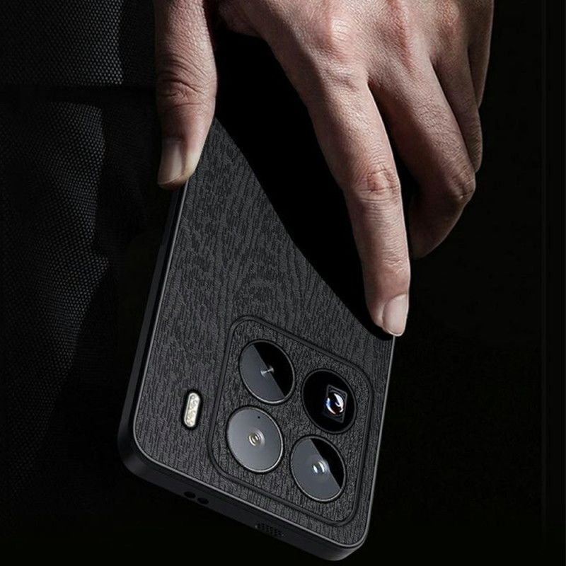 Hoesje Xiaomi 15 Pro Houtnerf Bescherming Hoesje