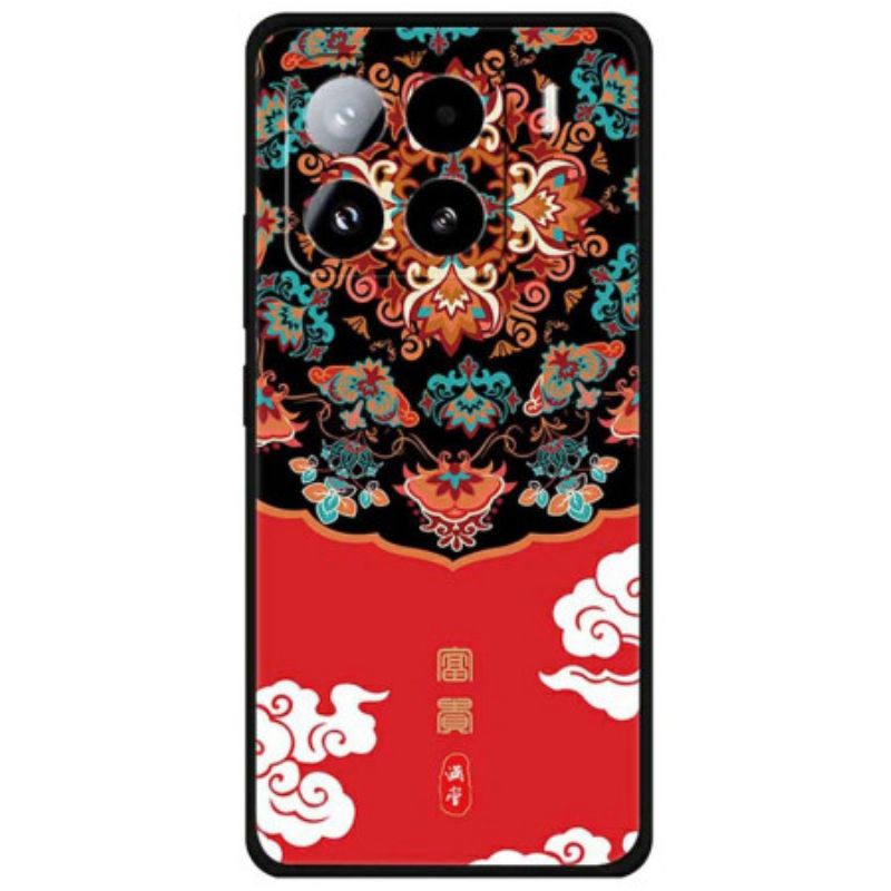 Hoesje Xiaomi 15 Pro Rijkdom / Rood Bescherming Hoesje