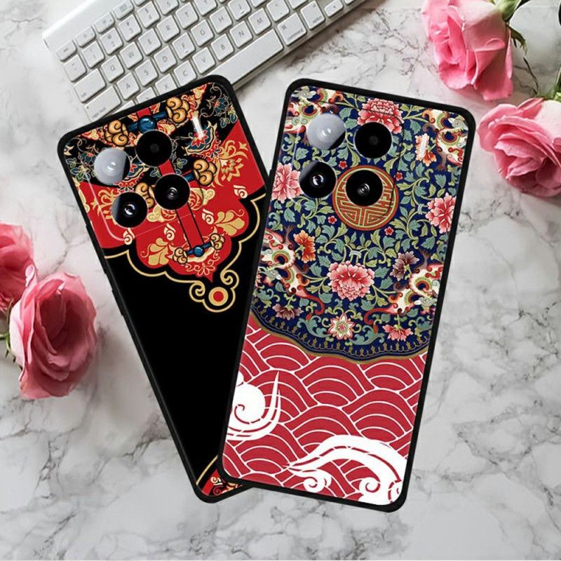 Hoesje Xiaomi 15 Pro Vrouw En Perzikbloesems
