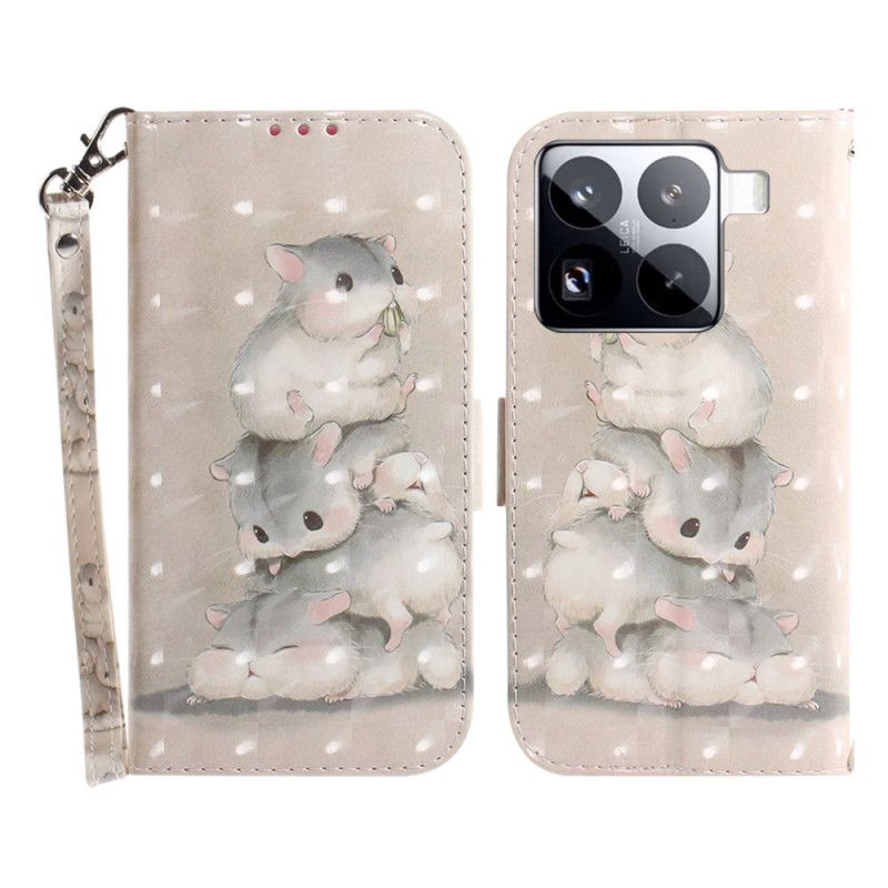 Leren Hoesje Xiaomi 15 Pro Hamsterbandje
