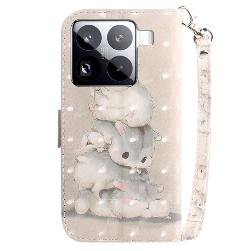 Leren Hoesje Xiaomi 15 Pro Hamsterbandje