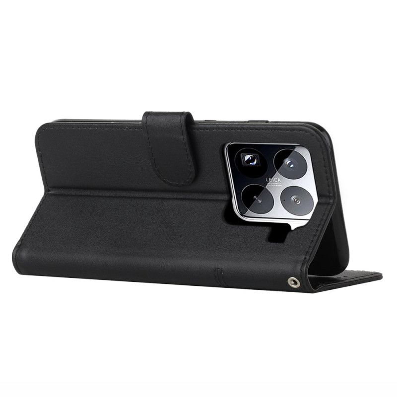 Leren Hoesje Xiaomi 15 Pro Zakelijk Bescherming Hoesje