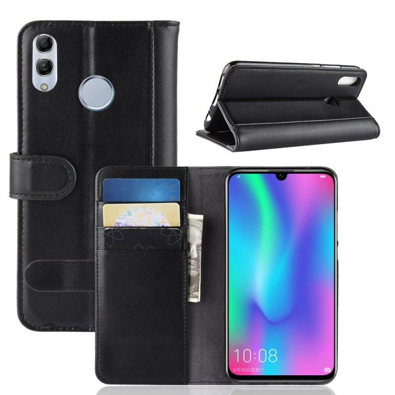 Bescherming Hoesje Huawei P Smart 2019 Bruin Zwart Splitleer