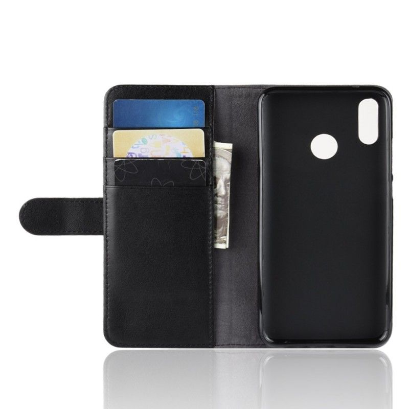 Bescherming Hoesje Huawei P Smart 2019 Bruin Zwart Splitleer