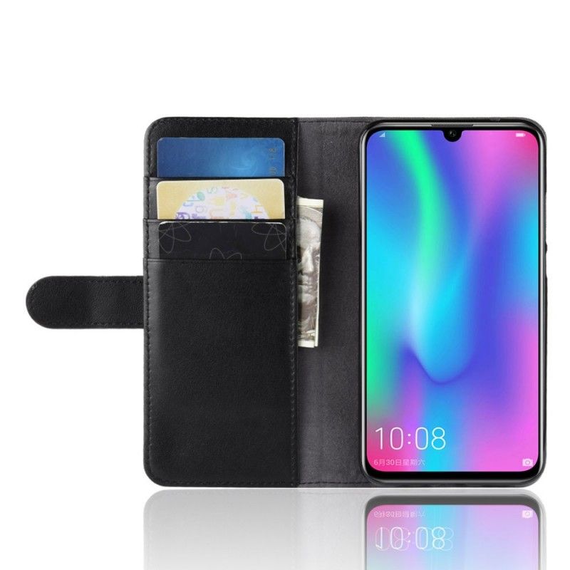 Bescherming Hoesje Huawei P Smart 2019 Bruin Zwart Splitleer