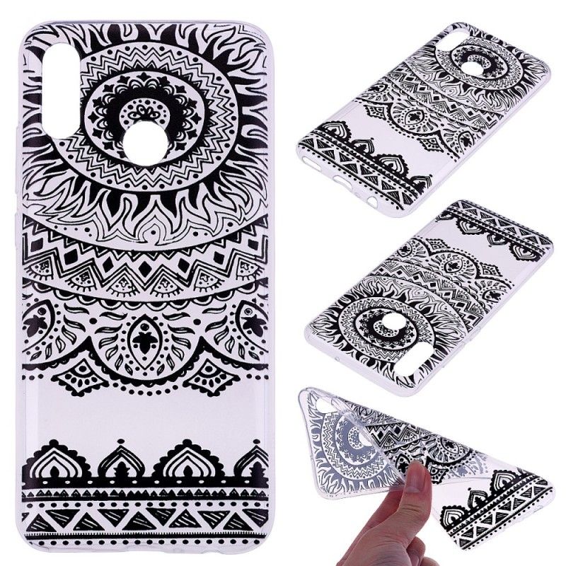 Cover Hoesje Huawei P Smart 2019 Telefoonhoesje Bloemen Mandala