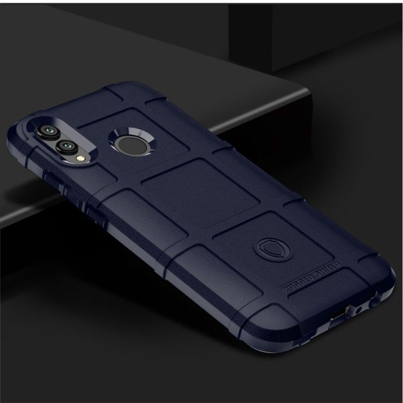 Hoesje Huawei P Smart 2019 Grijs Zwart Robuust Schild