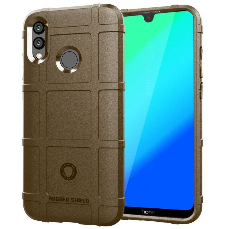 Hoesje Huawei P Smart 2019 Grijs Zwart Robuust Schild