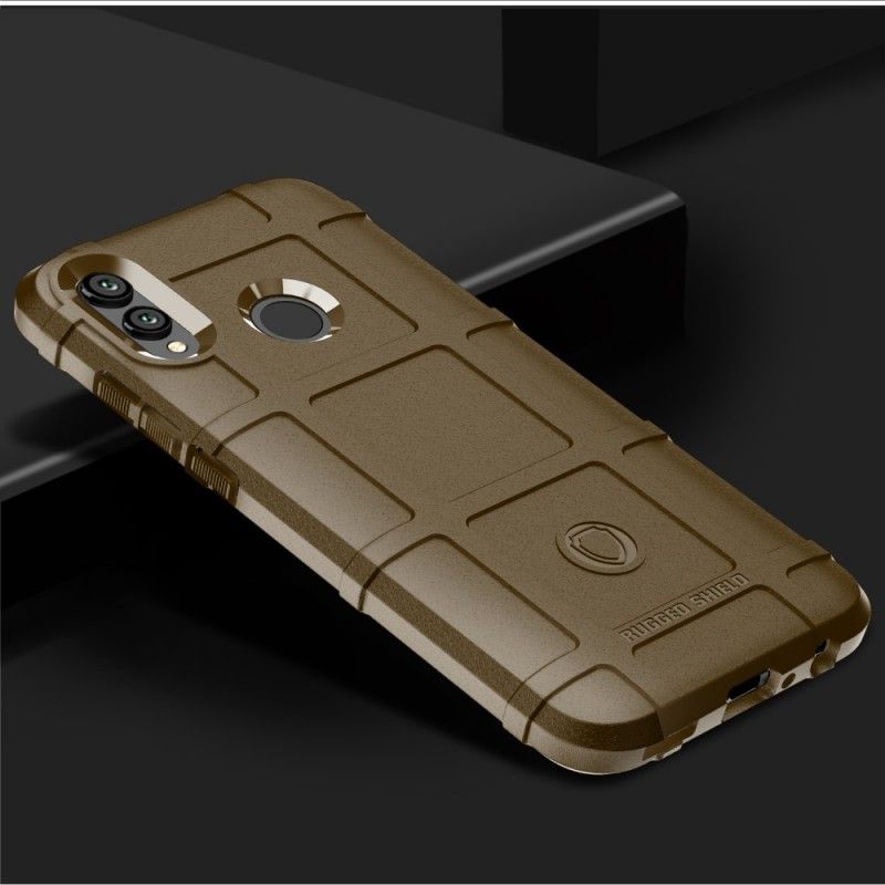 Hoesje Huawei P Smart 2019 Grijs Zwart Robuust Schild