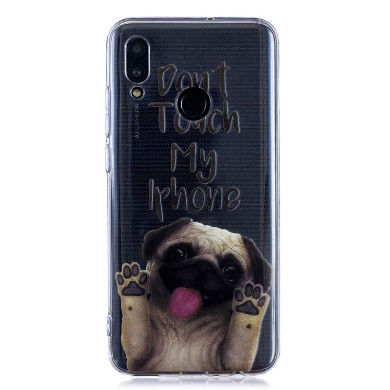 Hoesje Huawei P Smart 2019 Telefoonhoesje Raak Mijn Telefoonhond Niet Aan