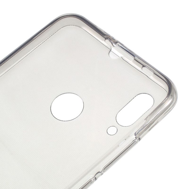 Hoesje voor Huawei P Smart 2019 Lichtblauw Grijs Transparant Voor En Achter Afneembaar