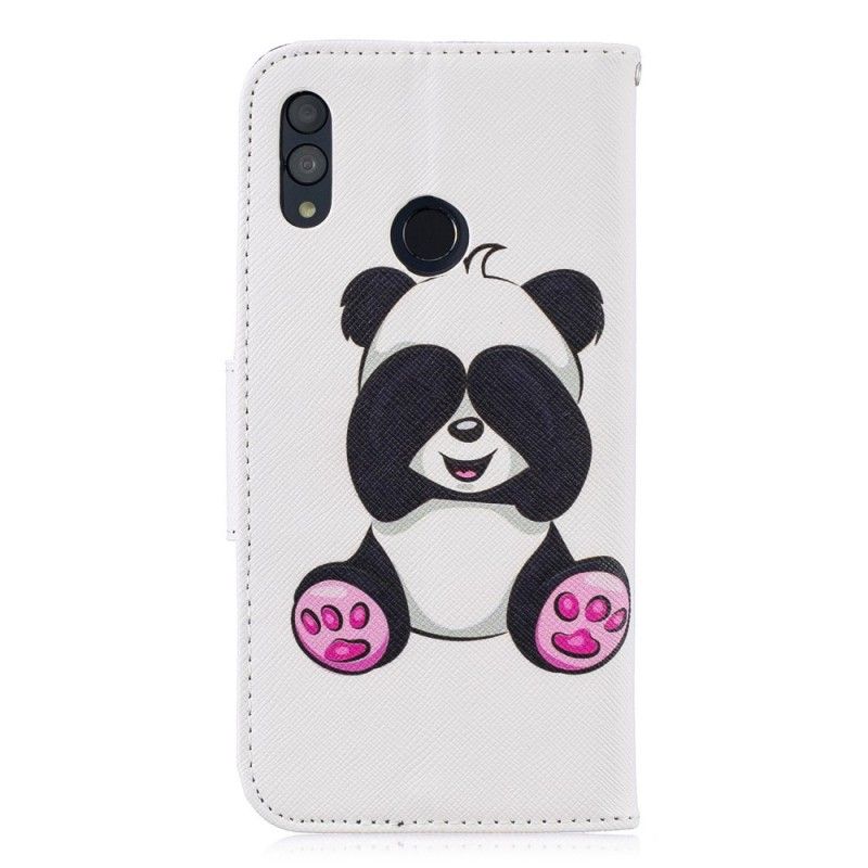 Leren Hoesje Huawei P Smart 2019 Leuke Panda
