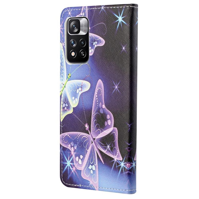 Bescherming Hoesje Xiaomi Redmi Note 11 Pro / Note 11 Pro Plus Vlinders Ontwerp
