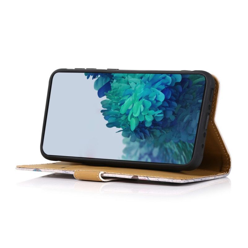 Flip Case Leren Xiaomi Redmi Note 11 Pro / Note 11 Pro Plus Paar Uilen In De Boom