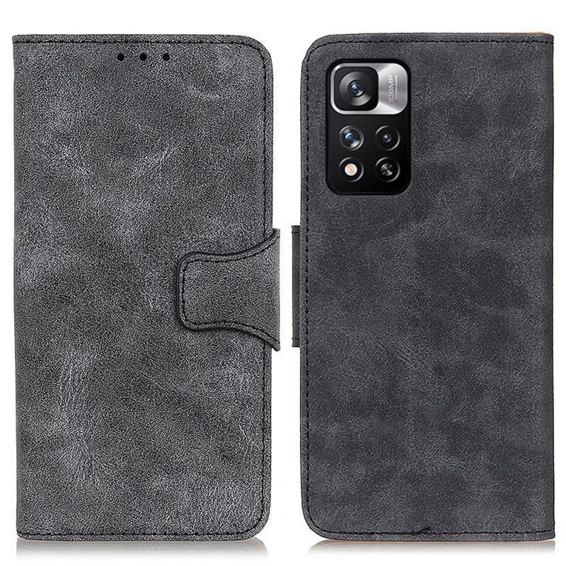 Flip Case Leren Xiaomi Redmi Note 11 Pro / Note 11 Pro Plus Vintage Splitleer