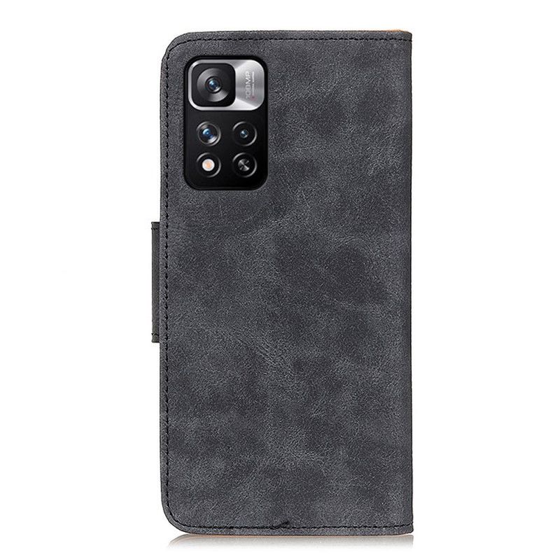 Flip Case Leren Xiaomi Redmi Note 11 Pro / Note 11 Pro Plus Vintage Splitleer