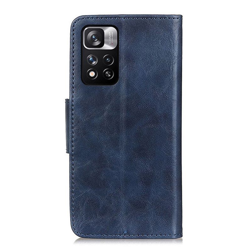 Folio-hoesje Xiaomi Redmi Note 11 Pro / Note 11 Pro Plus Splitlederen Omkeerbare Sluiting