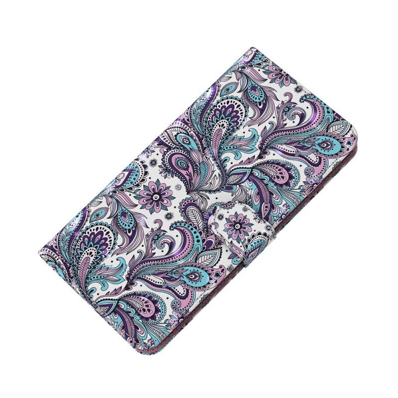 Folio-hoesje Xiaomi Redmi Note 11 Pro / Note 11 Pro Plus Telefoonhoesje Lichtvlek Bloemenpatronen
