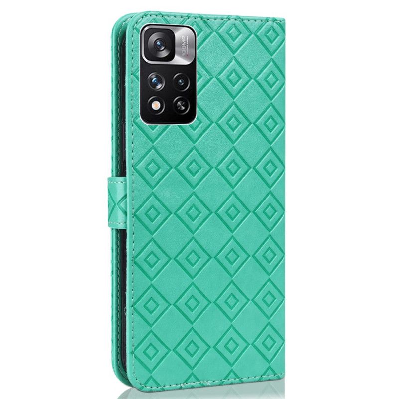 Folio-hoesje Xiaomi Redmi Note 11 Pro / Note 11 Pro Plus Telefoonhoesje Meerdere Diamanten