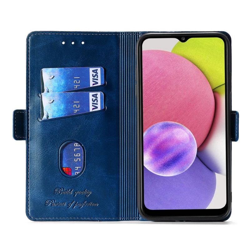 Folio-hoesje Xiaomi Redmi Note 11 Pro / Note 11 Pro Plus Telefoonhoesje Tweekleurige Lederen Stijl