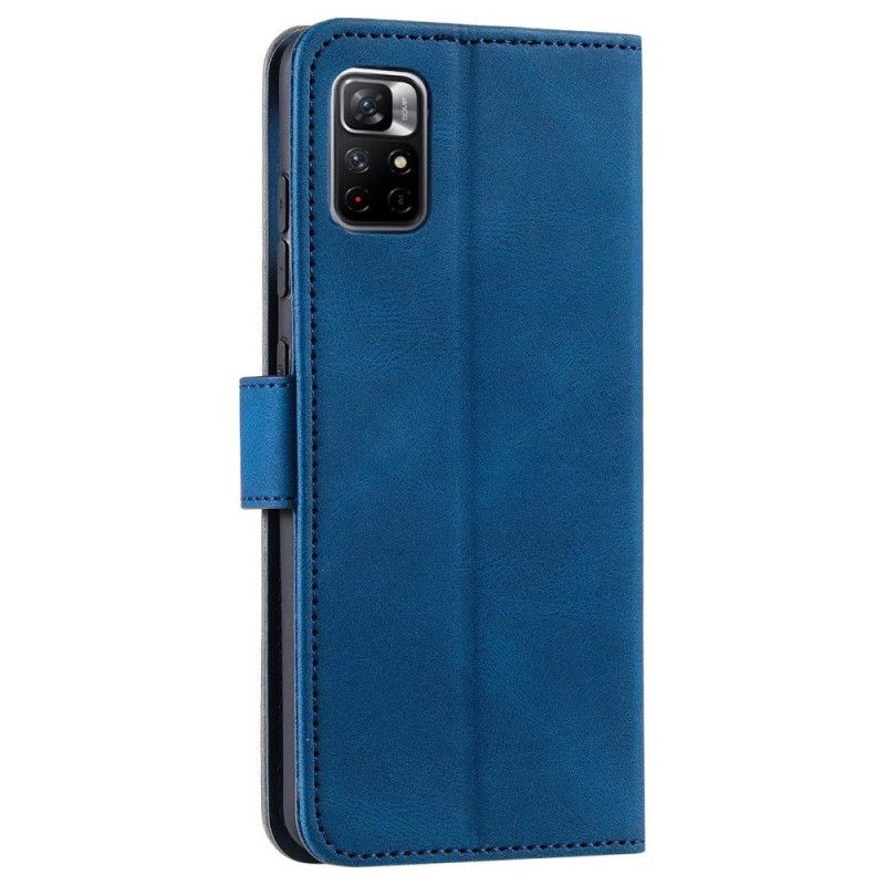 Leren Hoesje Voor Xiaomi Redmi Note 11 Pro / Note 11 Pro Plus Skin-touch Naden