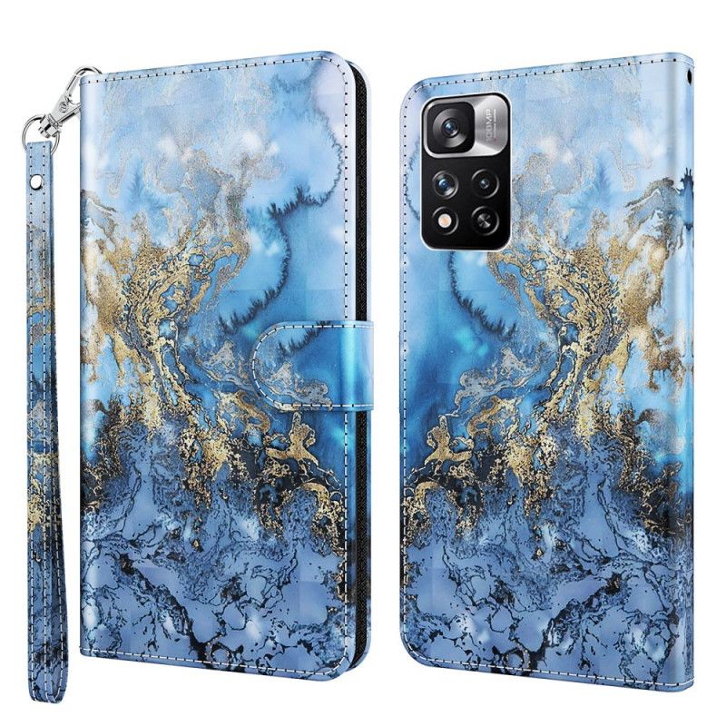 Leren Hoesje Xiaomi Redmi Note 11 Pro / Note 11 Pro Plus Crazy Marble Bescherming Hoesje