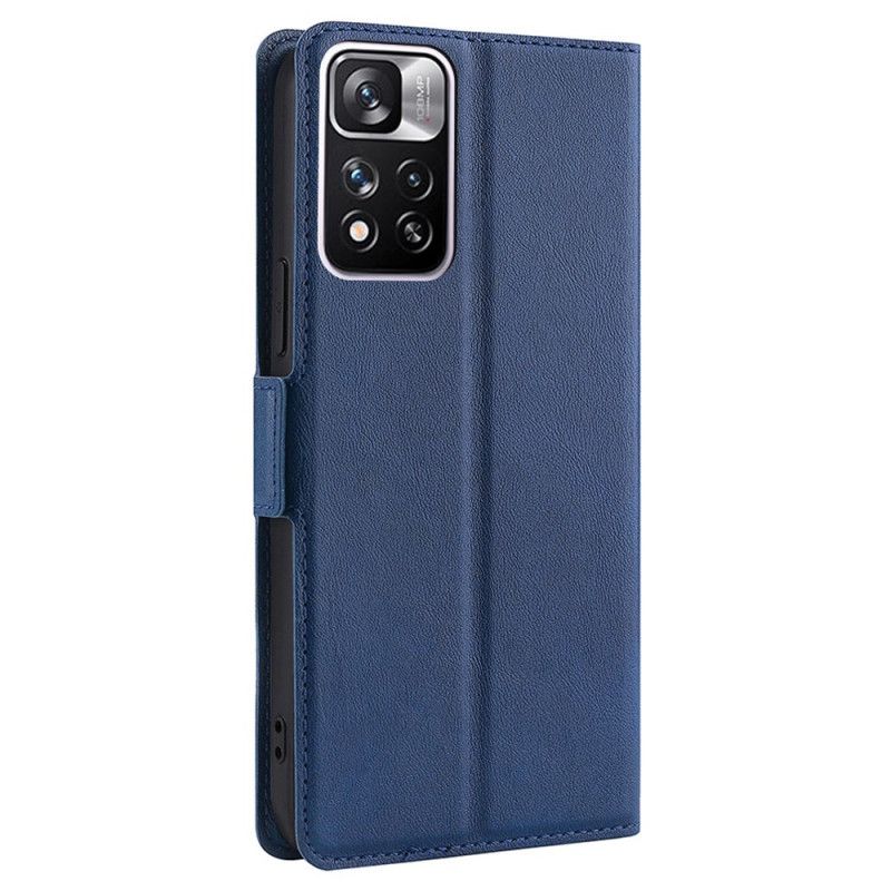 Leren Hoesje Xiaomi Redmi Note 11 Pro / Note 11 Pro Plus Finesse Lederen Stijl
