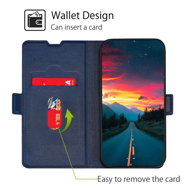 Leren Hoesje Xiaomi Redmi Note 11 Pro / Note 11 Pro Plus Finesse Lederen Stijl