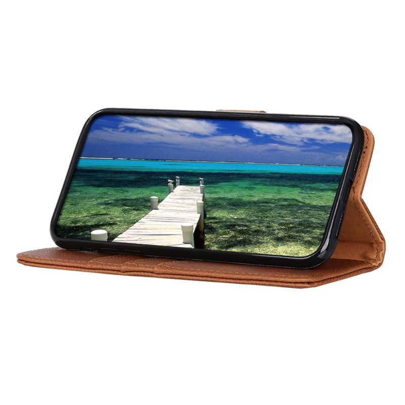 Leren Hoesje Xiaomi Redmi Note 11 Pro / Note 11 Pro Plus Kunstleer Retro Khazneh Bescherming Hoesje