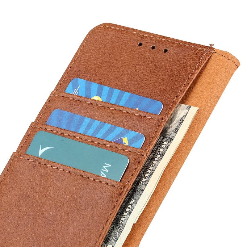 Leren Hoesje Xiaomi Redmi Note 11 Pro / Note 11 Pro Plus Kunstleer Retro Khazneh Bescherming Hoesje