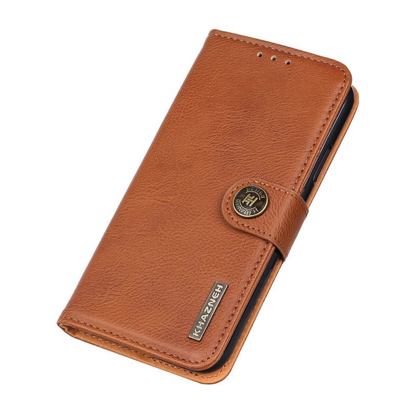Leren Hoesje Xiaomi Redmi Note 11 Pro / Note 11 Pro Plus Kunstleer Retro Khazneh Bescherming Hoesje