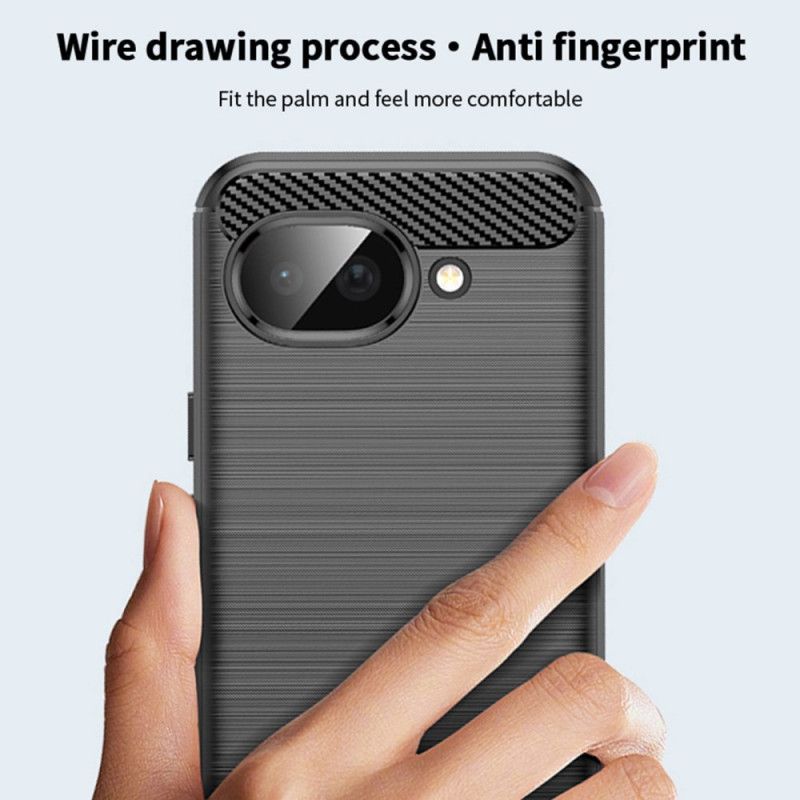 Case Hoesje Google Pixel 10a Telefoonhoesje Geborsteld Koolstofvezel