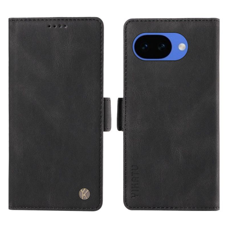 Flip Case Leren Google Pixel 10a Klinknagel Yikatu